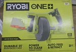 Ryobi P4001 One+ 18V Drain Auger New Tool Only. Fixed Price $85.00.