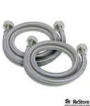 Watts 48 Braided Stainless Steel Washing Machine Connector 3/4" 2 Pack New. Fixed Price $16.00.