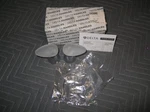 Delta GH289MC Michael Graves Glass & Matte Chrome Lever Faucet Handles *nos*. Fixed Price $25.00.