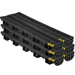 Vevor Trench Drain System 6 Pack Channel 5.8 X 3.1 Black. Fixed Price $154.99.