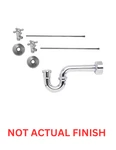 Mountain Plumbing MT8100-NL/AB Supply Kit Cross Handle Antique Brass New Box!. Fixed Price $499.99.