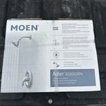 Moen Adler 82604SRN Spot Resist Nickel Shower Faucet Set New In Box. Fixed Price $69.95.