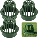 (3-PACK) 4 Round Atrium Drain Grate Cover, Compatible With Nds 78A, Fits Se. Fixed Price $28.15.