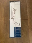 Glacier Bay 8654252HC Wall Bar Combo Handheld & Showerhead In Brushe. Fixed Price $65.00.