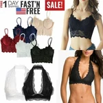 Fashion Women Lace Floral Trim Bralette Crop Top Push Up Underwear Lingeriet. Fixed Price $7.28.