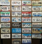 License Lot - 30 Plates, Bulk, Mixed States, Craft Or Collect. Fixed Price $89.99.