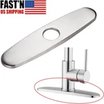 10" Kitchen Faucet Plate Sink Hole Cover Deck Escutcheon Brushed Nicke. Fixed Price $8.18.