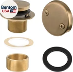 Tip-toe Tub Trim Set With Two-hole Overflow Faceplate And No Plumber Gasket,. Fixed Price $56.86.