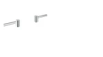Grohe 142160 Atrio Lever Handles - Pair Chrome. Fixed Price $125.00.