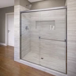 Basco CLCH05A4770XP Classic 70"H 47"W Bypass Semi Frameless. Fixed Price $579.23.