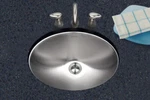 Houzer Opus 18" Stainless Steel Undermount Oval Bowl Bathroom Sink CH-1800-1. Fixed Price $160.55.