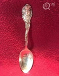 Antique Vintage Sterling Teaspoon Dirigo Maine-public Library Bath Me. Fixed Price $59.99.