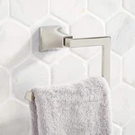 Vilamonte Polished Nickel 6.625" Wall-mounted Towel Ring For Elegant Bath Decor. Fixed Price $130.99.