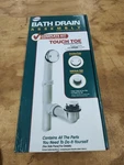 1-PACK Danco Touch-toe Tub And Bath Drain Kit, Chrome, (51930). Fixed Price $23.99.