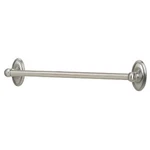 Alno Classic 12 In. Wide Solid Brass Bathroom Single Rod Towel Bar, Satin Nickel. Fixed Price $56.85.
