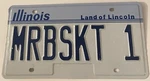 Mrbskt 1 Vanity License Plate Biscuit Basketball. Fixed Price $59.99.