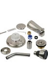 Brasscraft SKD0201 New Tub/shower Complete S/l Trim Kit Pvd Satin Nickel. Fixed Price $70.00.