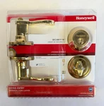 Scroll Lever Combo Door Lock Polished Brass Honeywell 8108005. Fixed Price $25.16.