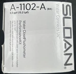 Sloan A1102A Performance Kit, 3.5 Gpf, Toilet. Fixed Price $34.99.