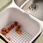 Houzer CL-1420 White Colander 11 X 7 15/16"D Plastic. Fixed Price $42.09.