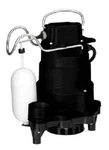 Master Plumber 235820 1/2 Hp Submersible Iron Sump Pump W/ Float Switch 3780 Gph. Fixed Price $120.00.