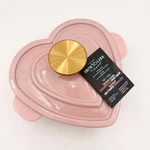 Smith & Clark 1QT Heart Dutch Oven Enameled Cast Iron Pink Gold Knob New. Fixed Price $55.00.