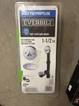 Overflow Drain Trip Lever 1-1/2" Black Poly Pipe Chrome Everbilt 213152 New. Fixed Price $19.95.