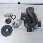 American Standard 7798030 Inch Iron Pipe Trap With Cleanout Strainer. Fixed Price $134.61.