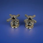 Original Delta Chrome Replacement Handles Fit On Most Bath Faucets, H26. Fixed Price $28.99.