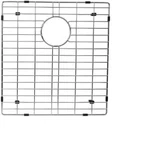 Boann Bottom Sink Grid 60/40 BNG2425B Stainless Steel 17.8" X 16.5" 0.25". Fixed Price $17.77.