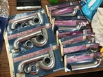 Kitchen Wall Drain Trap & Tube, Lavatory Lot Of 11 Pc TA9MS. Fixed Price $30.00.