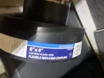 Everflow 4840 8" 4" Flexible Reducing Coupling For Cast Iron Pvc. Fixed Price $34.95.