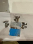 3- Aqua Plumb 1/2"FIP 3/8"OD Compression 1/4TURN Angle Stop Valve 0666. Fixed Price $25.00.