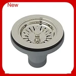 Rohl 3- 1/2" Basket Strainer Without Remote Pop-up Polished Nickel R29M. Fixed Price $49.95.