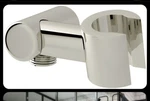 Rohl 1630 Hand Shower Holder - Nickel Missing Parts Scratched. Fixed Price $44.99.
