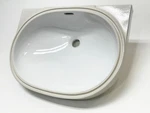 Toto LT546G#01 Oval 19-11/16" X 13-3/4" Undermount Bathroom Sink Cotton. Fixed Price $163.19.
