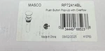 Brizo RP72414BL 1-5/8" Push Button Drain Assembly With Overflow, Matte Black. Fixed Price $69.99.