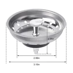 Stainless Steel Home Kitchen Sink Drain Stopper Basket Strainer Waste Plug Lot. Fixed Price $34.58.