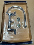 Westinghouse Tall Goose Neck Wall Mount Industrial Faucet - Chrome. Fixed Price $199.99.
