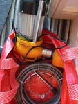 Vevor HX-75 3/4"-4" Drain Cleaning Machine With 66' 3/5'' Cable Yellow. Fixed Price $150.00.