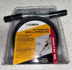 Cobra 10250 Cable Drain Pipe Auger 1/4 Dia. In. X Ft. With Speed-grip Handle. Fixed Price $17.95.