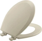 Bemis Bone Durable Round Closed Front Toilet Seats With Cover. Fixed Price $18.74.