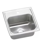 Elkay BPSRQ151 Celebrity 15" X Drop-in Gourmet Bar Sink, Stainless Steel. Fixed Price $139.99.