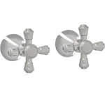 Delta Faucet H695PN Cassidy Metal 2 Cross Bath Roman Handle Set Polished Nickel. Fixed Price $99.00.