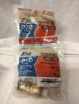 Blue Hawk, 0249386, Brass 1/2" Coupling Push Fitting, Pf Connection 2X. Fixed Price $16.85.