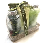Belle & White Naturals Bath Spa Gift Basket 3PC Set Olive Oil Body Wash Lotion. Fixed Price $15.99.