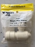 P-678 Watts Angle Pex Valve 1/2" Cts 3/8" Quick Connect Plumbing 0959184. Fixed Price $9.99.