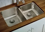 Elkay ELUH3120R Lustertone 31-1/4" Undermount Double Basin Kitchen Stainles. Fixed Price $268.88.