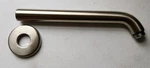 Hansgrohe 27412821 Raindance 9" Shower Arm With Escutcheon Plate, Brushed Nickel. Fixed Price $99.97.