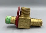 New Proplumber Brass Hydrant Tee 3/4" X Solid Cast. Fixed Price $10.88.
